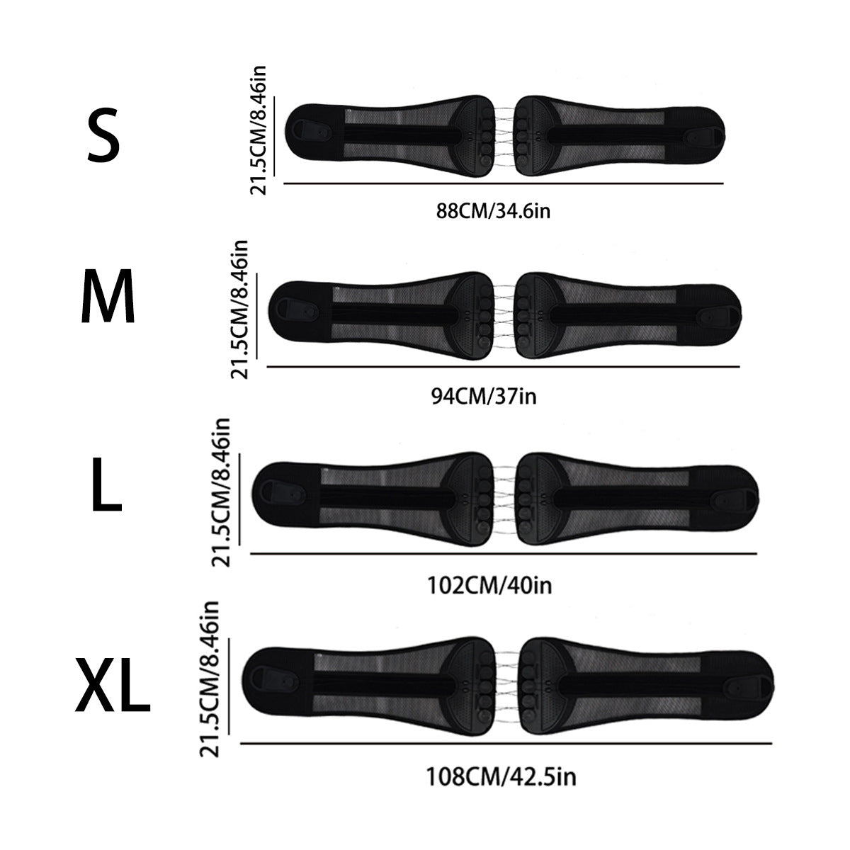 Adjustable Breathable Lumbar Support Waist Supporter