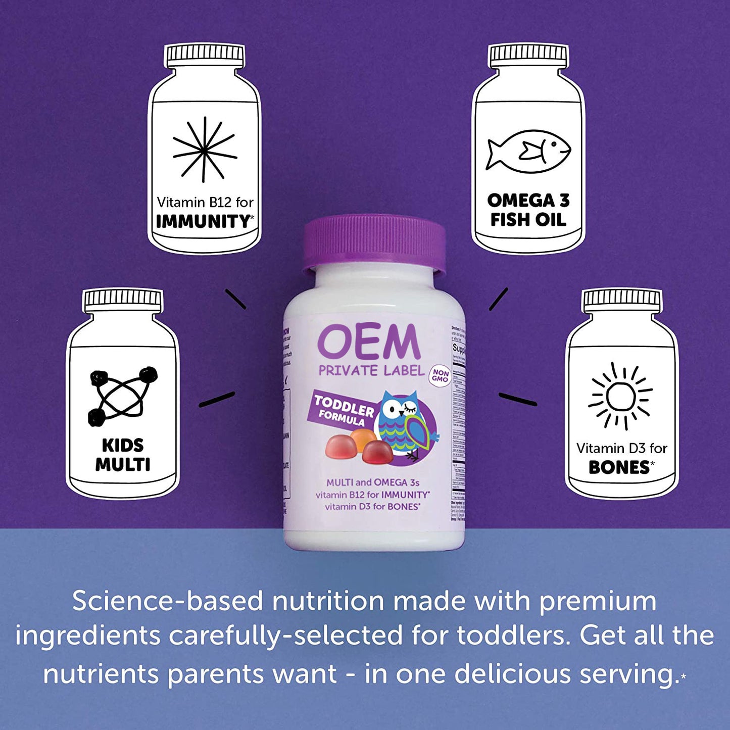 Vitamin B6 Pectin Jelly 60 Grape Flavor