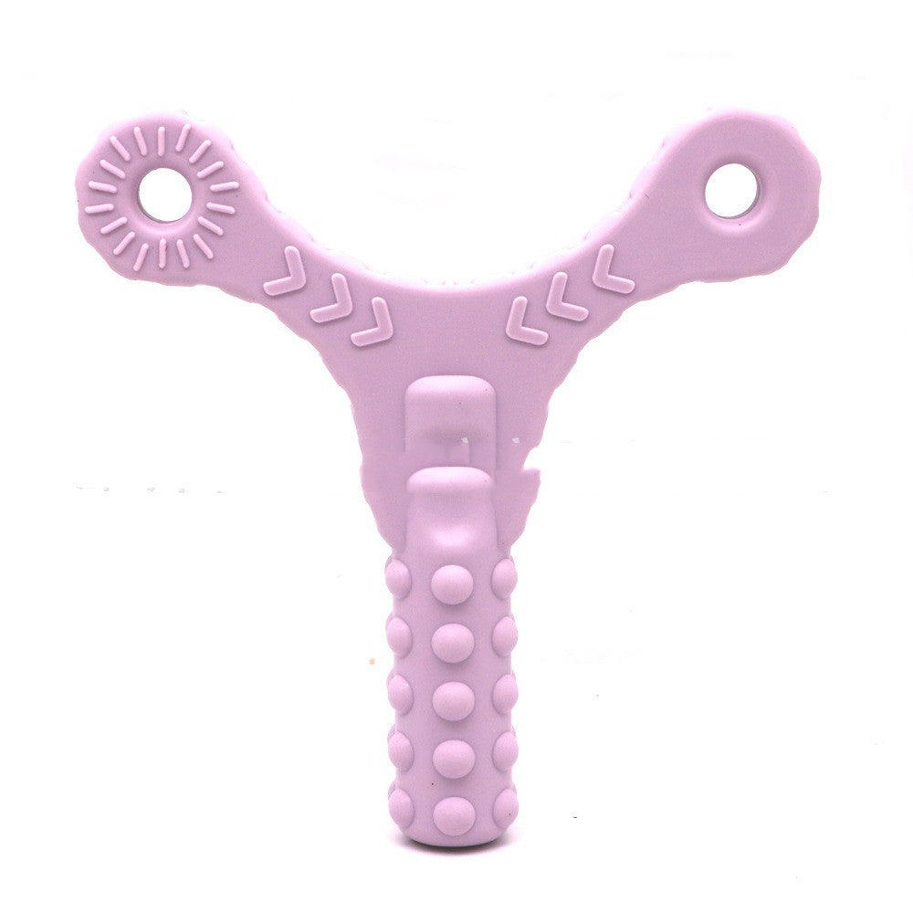 Mouth Muscle Trainer Tool T Shape Speech Rehabilitation Sound Molar Rod