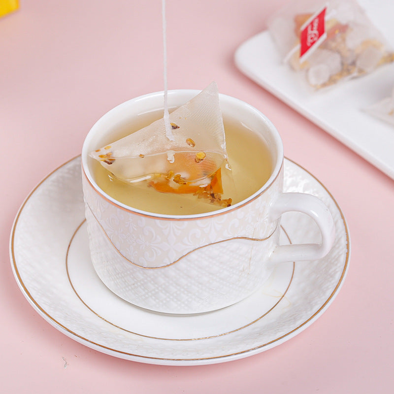 Pineapple Osmanthus Snow Pear Tea Triangle Dried Kumquat Osmanthus Snow Pear Tea Bag