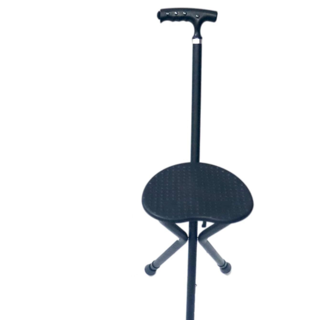 Aluminum Alloy Crutch Stool Tripod For Elderly Rehabilitation