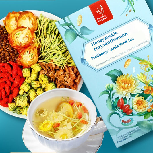 Honeysuckle Medlar Cassia Seed Stay Up Late Cool Tea
