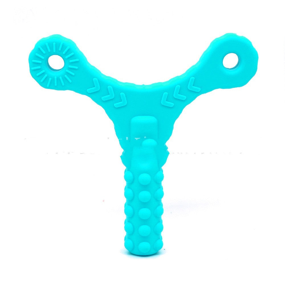 Mouth Muscle Trainer Tool T Shape Speech Rehabilitation Sound Molar Rod