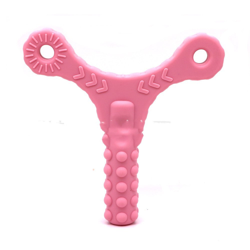 Mouth Muscle Trainer Tool T Shape Speech Rehabilitation Sound Molar Rod