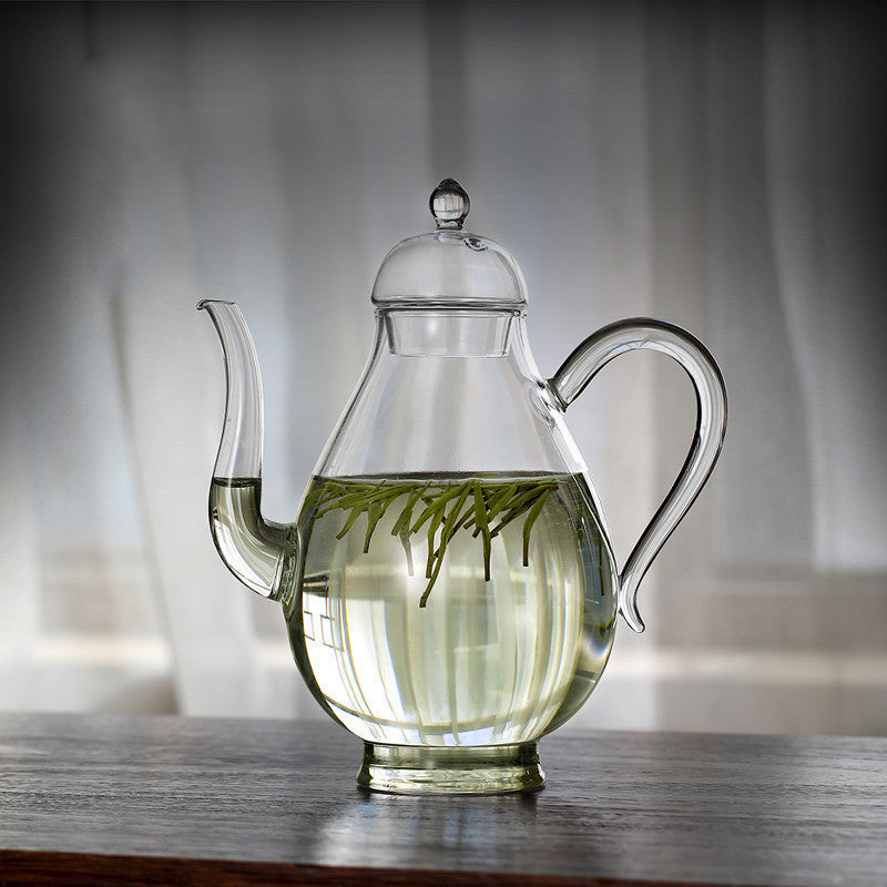 Borosilicate Glass Transparent Pot Green Tea Teapot With Filter Beauty Pot