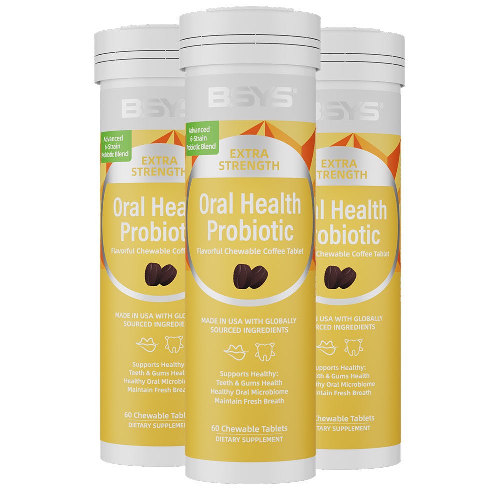 BSYS Coffee Lovers Meet Your New Obsession Oral Probiotic Chews That TASTE LIKE COFFEE  High-quality Supplements For Your Mouth No Gross Aftertaste, Just That Rich, Roasty Vibe. Game Changer