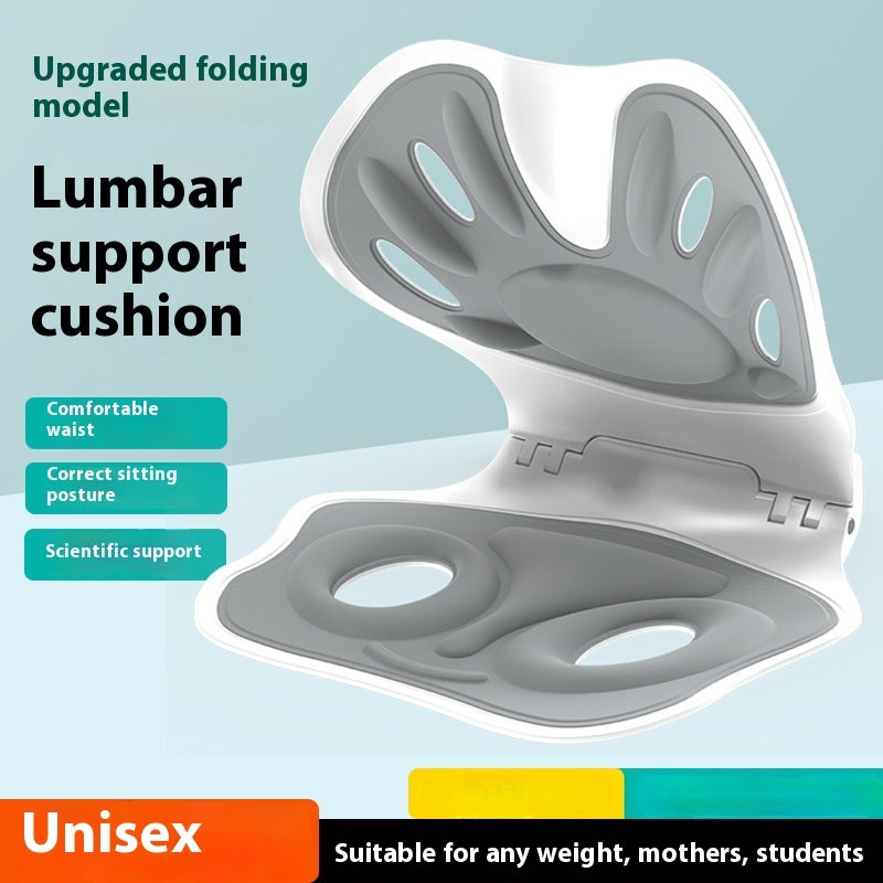 Folding Waist Support Correction Sitting Posture Office Back Cushion