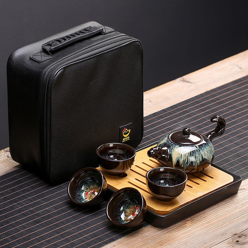 Jianjian Teapot Single Pot Ceramic Tea Set